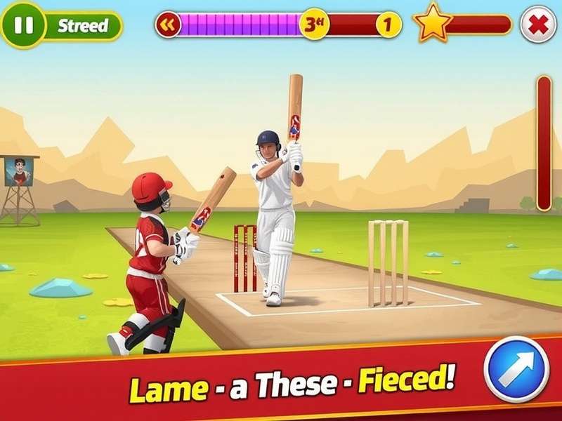 Kulfi Cricket Hero Game Screenshot